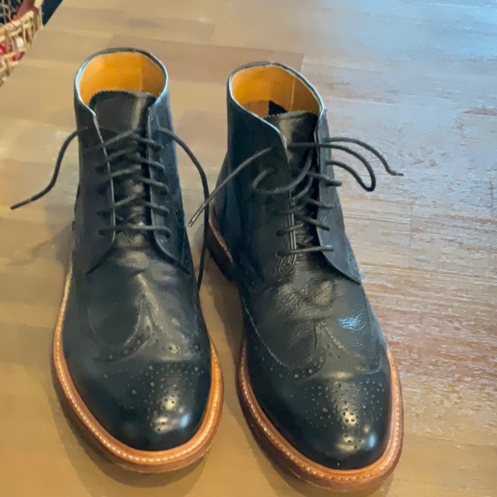 Florsheim Black Wingtip Boot